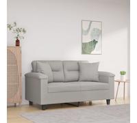 Vidaxl Salon De Jardin Avec Coussins 7 Pcs Gris Résine Tressée