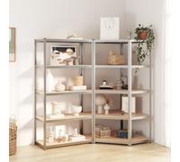 Vidaxl Salon De Jardin Avec Coussins 9 Pcs Marron Résine Tressée