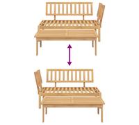 Vidaxl Salon De Jardin Palette 2 Pcs Bois Massif D'acacia