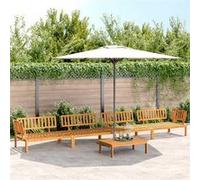 Salon palette de jardin 5 pcs bois d'acacia massif, ensemble de canapés de jardin, canapé de jardin, canapé 3209437