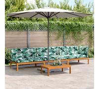 Vidaxl Salon Palette De Jardin Avec Coussins 4pcs Bois D'acacia Massif