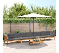 Vidaxl Salon Palette De Jardin Avec Coussins 5pcs Bois D'acacia Massif