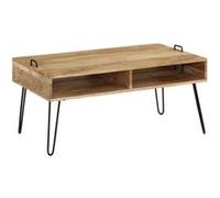 vidaXL Table Basse Bois de Manguier Massif Salle de Séjour Table de Salon