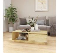 vidaXL Table basse 110x50x33,5 cm bois de pin massif 809882