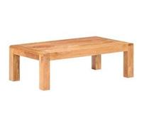 Table Basse Table d'Appoint Table Canapé Meuble de Salon Meuble de Salle de Séjour Maison Intérieur 110x60x35 cm Bois d'Acacia Massif