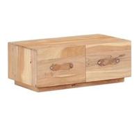 vidaXL Salontafel 90x50x35 cm massief gerecycled hout287890 Brun G