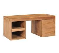 Table Basse 90x50x40 Cm Bois De Teck Massif - Vidaxl