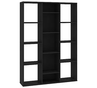 vidaXL SÃƒparateur de Piãƒ¨ce/BibliothÃƒ¨Que Noir 100x24x140 cm AgglomÃƒrÃƒ