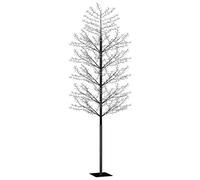 VIDAXL Sapin de No?l 2000 LED bleu Cerisier en fleurs 500 cm