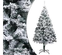 VIDAXL Sapin de No?l artificiel avec neige floqu¿¿e Vert 300 cm PVC