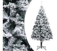 Sapin de Noël artificiel avec neige floquée Vert 400 cm PVC