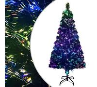 VIDAXL Sapin de No?l artificiel avec support Vert 150 cm Fibre optique