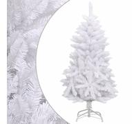 vidaXL Sapin de No?l artificiel ¿¿ charni¿¿res avec support blanc 120 cm