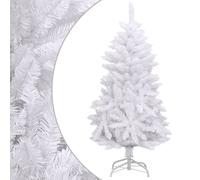vidaXL Sapin de No?l artificiel ¿¿ charni¿¿res avec support blanc 150 cm
