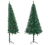 VIDAXL Sapin de No?l artificiel d'angle Vert 150 cm PVC