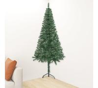 vidaXL Sapin de No?l artificiel d'angle Vert 180 cm PVC