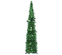 VIDAXL Sapin de No?l artificiel escamotable Vert 120 cm PET