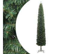 vidaXL Sapin de No?l mince avec support 300 cm PVC