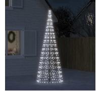 vidaXL Sapin de Noël à LED 550 LED blanc 300 cm 358113