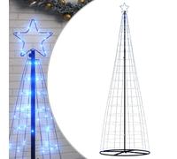 vidaXL Sapin de Noël à LED 550 LED Bleu 304 cm, lumière de Noël, lumière de Noël LED, lumière de Noël extérieure, lumière de Jardin de Noël