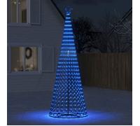 vidaXL – Sapin de Noël à LED – Cône 688 LED 300 cm Bleu – Extérieur (358070)