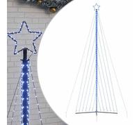 vidaXL Guirlande de sapin de Noël 789 LED bleu 476 cm