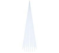 vidaXL Sapin de Noël sur mât de drapeau 1134 LED Blanc froid 800 cm