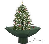 Vidaxl Arbre De Noël Neigeux Avec Base De Parapluie Vert 75 Cm Vert