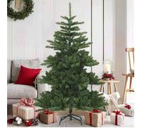 vidaXL Sapin de Noël artificiel à branches articulées, Vert 150 cm, PVC, Moderne pour salon