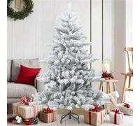 vidaXL Sapin de Noël artificiel à branches pliantes, duveteux de neige, Salon, Sapin de Noël moderne, Artificiel 42019327