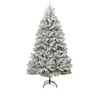 vidaXL Sapin de Noël artificiel à charnières 270 cm – Neige floquée