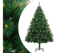 vidaXL Sapin de Noël artificiel à charnières avec support 120 cm