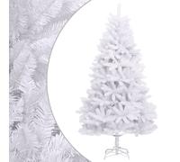 vidaXL Sapin de Noël artificiel à charnières avec support blanc 300 cm