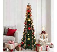vidaXL Sapin de Noël artificiel avec 150 LED Vert 180 cm PVC