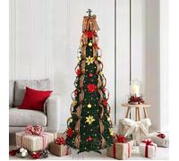 vidaXL Sapin de Noël artificiel avec 150 LED Vert 180 cm PVC
