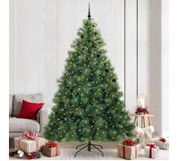 vidaXL Sapin de Noël artificiel avec 300 LED Vert 240 cm PE et PVC, Décor de salon, ornement en cône moderne 3397810