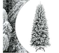 vidaXL Sapin de Noël artificiel 120 cm avec neige floquée PVC et PE 345188