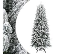 vidaXL Sapin de Noël artificiel avec neige floquée 240 cm PVC et PE 345192