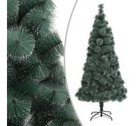 Sapin de Noël artificiel avec support Vert 180 cm PET