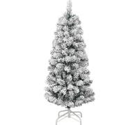 vidaXL Sapin de Noël artificiel à charnières avec neige floquée 150 cm