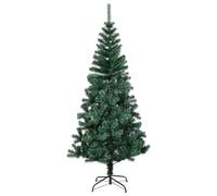 vidaXL Sapin de Noël Artificiel Pointes Iridescentes Décoration de Noël Ornement de Vacances Décoration de Fête Salle de Séjour Vert 150 cm PVC