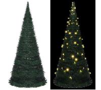 vidaXL Sapin de Noël Artificiel Pré-éclairé avec Guirlandes, Arbre de Noël avec LED, Décoration de Vacances, Ornement de Fête Intérieur Extérieur, Vert 150cm Vert https://www.fnac.com/mp45560027/vidaXL-Sapin-de-Noel-artificiel-avec-guirlandes-et-LED-Vert-150-cm/w-4?oref=f4f941d6-906e-d820-98c7-9285f0c195a9