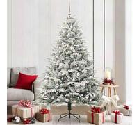 vidaXL Sapin de Noël artificiel pré-éclairé avec set de boules Vert