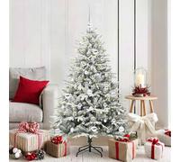 vidaXL Sapin de Noël artificiel pré-éclairé avec set de boules Vert