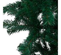 vidaXL Sapin de Noel artificiel renversé avec support Vert 210 cm