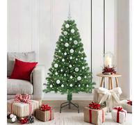 Vidaxl Sapin De Noël Artificiel Vert 150 Cm Pvc, Acier Et Plastique