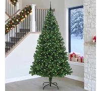 Vidaxl Sapin De Noël Artificiel Vert 240 Cm Pvc, Acier Et Plastique
