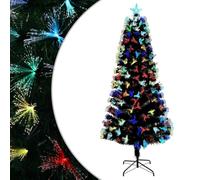 vidaXL Sapin de Noël Artificiel Vert 240 cm PVC, Salon, Sapin Festif, déco Art déco, résistant à l'eau, Parfait pour intérieur et extérieur