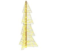 vidaXL Sapin de Noël avec 100 LED Blanc Chaud 120 cm Pet, Salon, déco Moderne de Noël, Accents festifs, Ambiance chaleureuse, éclairage Joyeux, décor d'événements