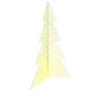 vidaXL Sapin de Noël avec 240 LED Blanc Chaud 180 cm Acrylique, Salon, déco Moderne, lumières de Noël, LED décoratives, Ambiance Festive, Ornement, lumière USB, Accent Maison